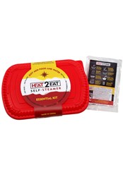 Medium Semi-Reusable Self Steamer + 2 HeatStones Red