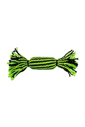 Knot-n-chew Rope Dog Toy Green/Black