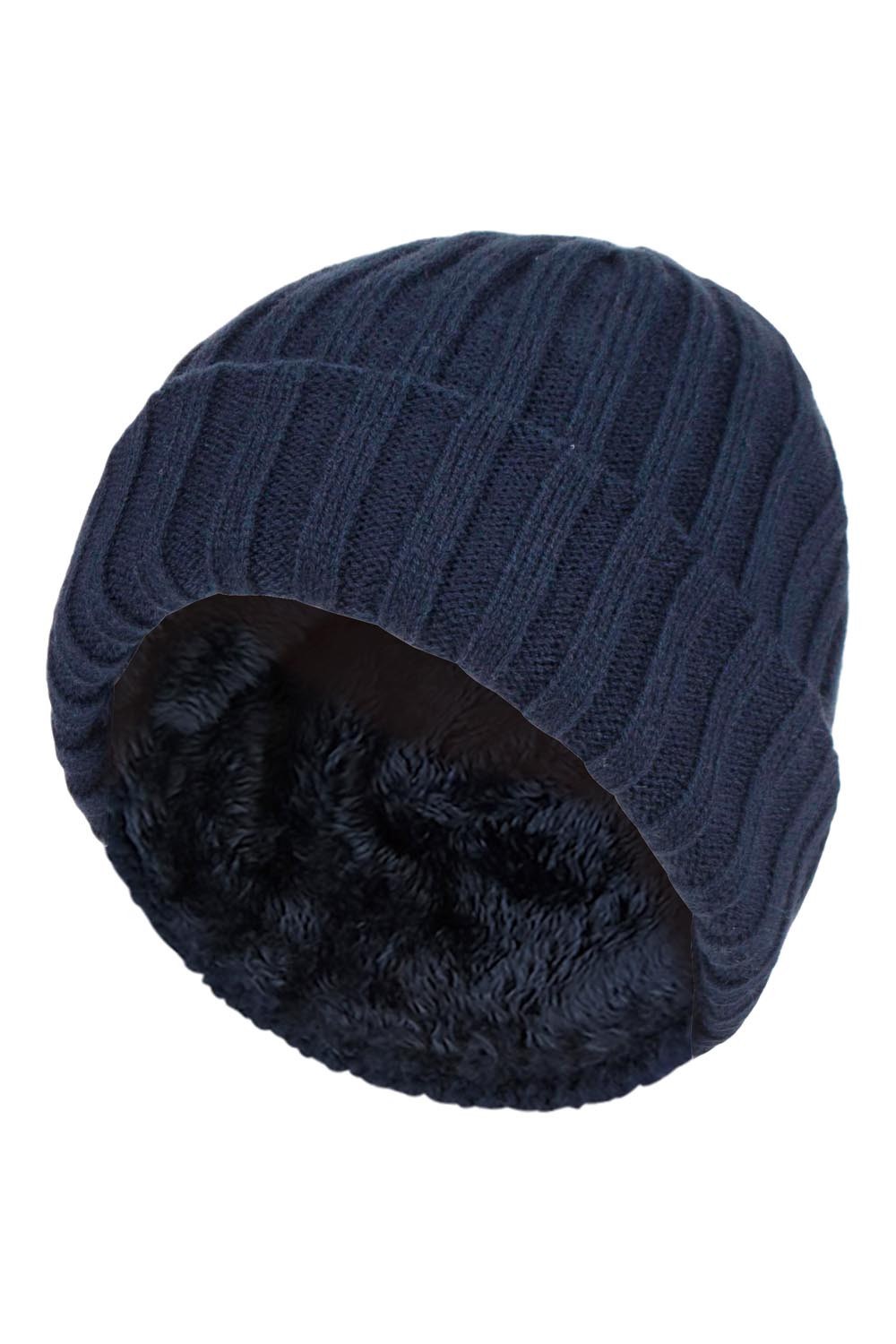 Kids Ribbed Turnover Winter Hat