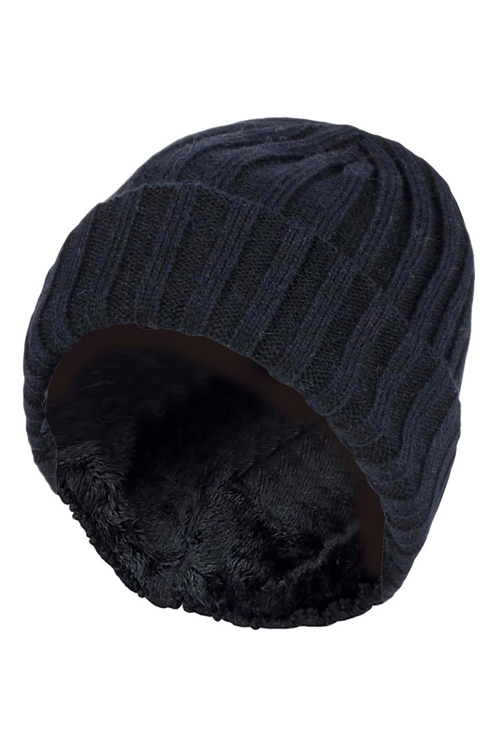 Kids Ribbed Turnover Winter Hat