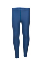 Kids Swim Leggings Blue