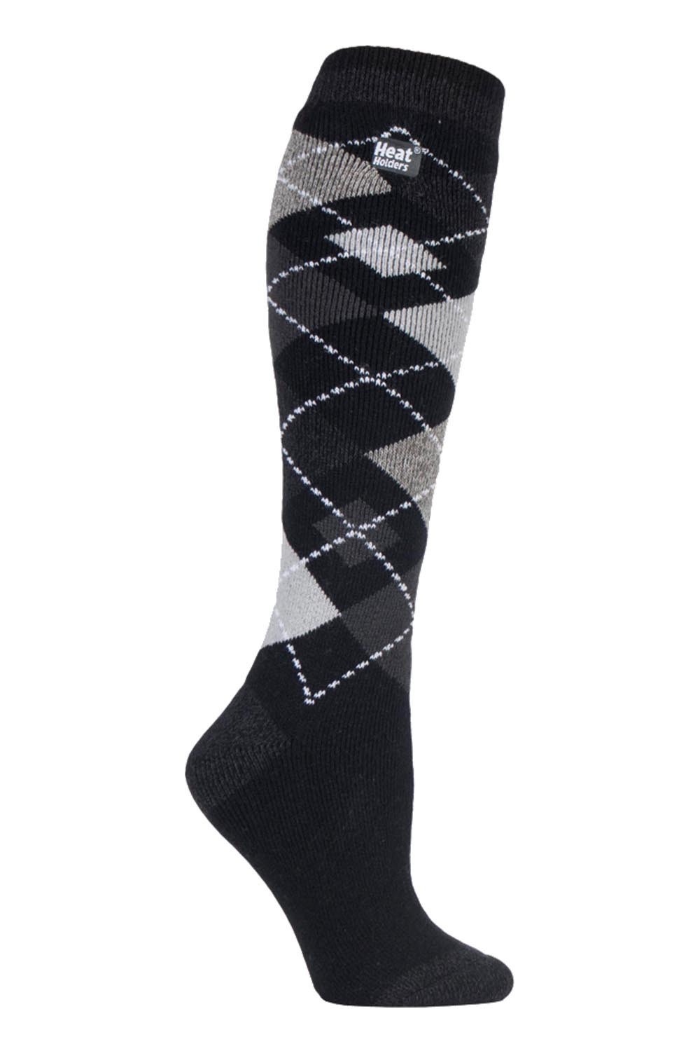 Womens Twist Marl/Stripe Winter Warm Thermal Socks