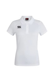 Club Womens Dry Polo Shirt White