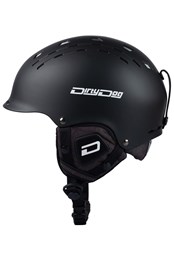 Solar Unisex Snow Helmet Matte Black