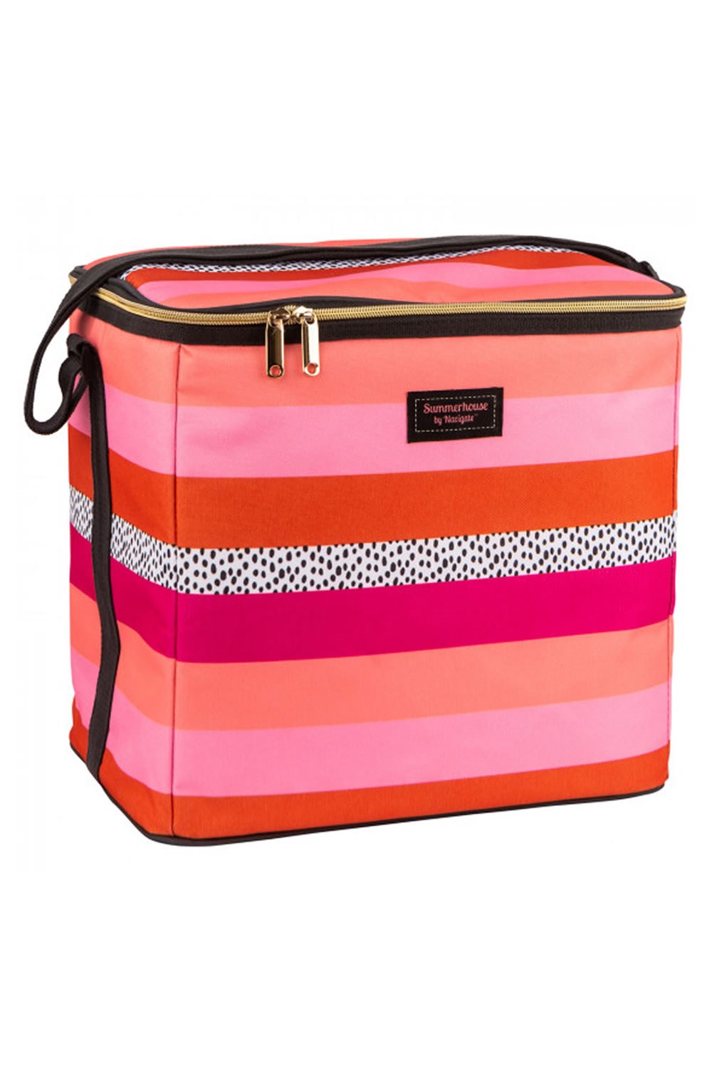 Striped 20L Insulated Cooler Bag -