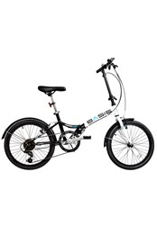 Basis Compact 20" Folding Commuter Bicycle Black/White