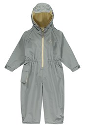 Toddler Waterproof Fleece All in One Suits Cool Grey