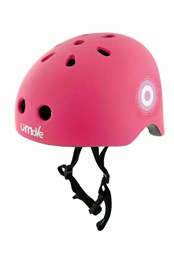 Neon Ramp Kids Bike Safety Helmet Pink