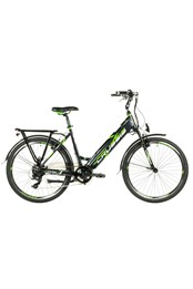 Crussis e-City 1.14-S 26" Electric Bike 17.5Ah Black/Green