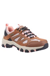 Selmen West Highland Womens Hiking Shoes Brown/Tan
