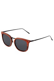 Nosara Polarized Sunglasses Red Rosewood/Black