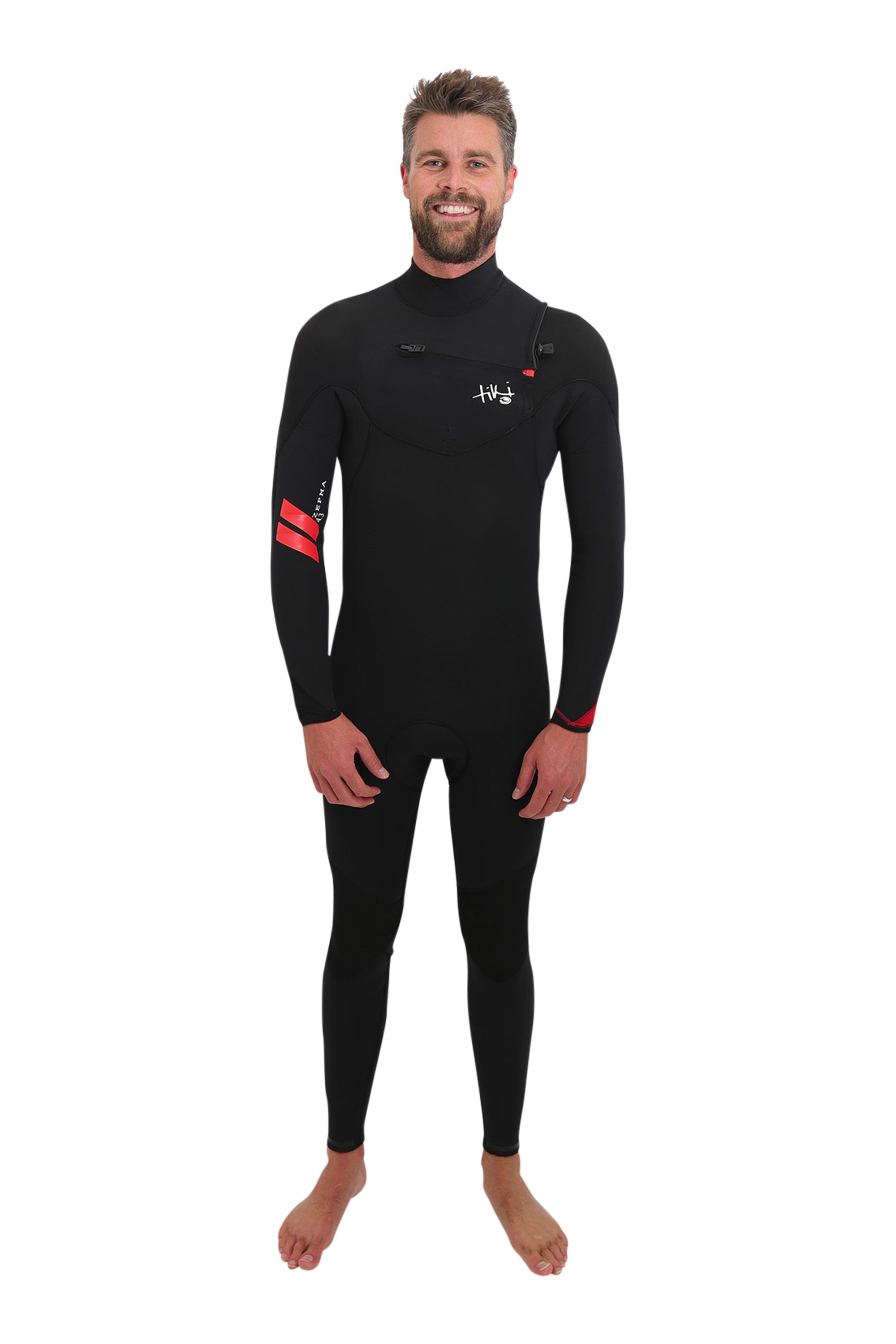 Zepha2 Mens 4/3 GBS Chest Zip Steamer Wetsuit -