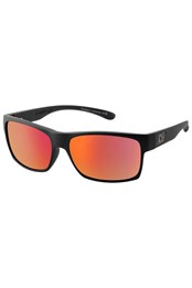 Furnace Unisex Sunglasses Black/Red Fusion Mirror Polar