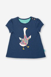 Goosey Baby/Kids Organic Cotton Tunic Navy Blue