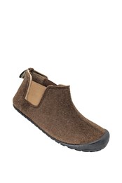 Brumby Womens Slipper Boots Chocolate/Cream