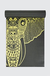 Designed Sticky Yoga Mat 6mm Yellow Elephant
