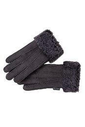 Womens Sheepskin Gloves Stone
