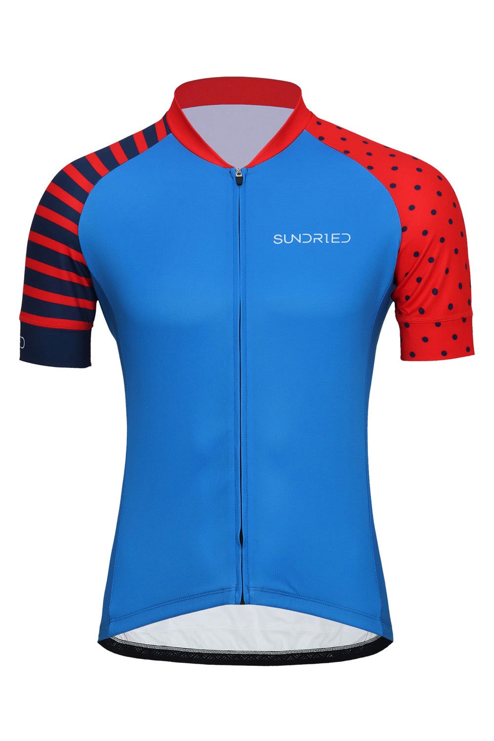 Spots & Stripes Mens Short Sleeve Cycle Jersey -
