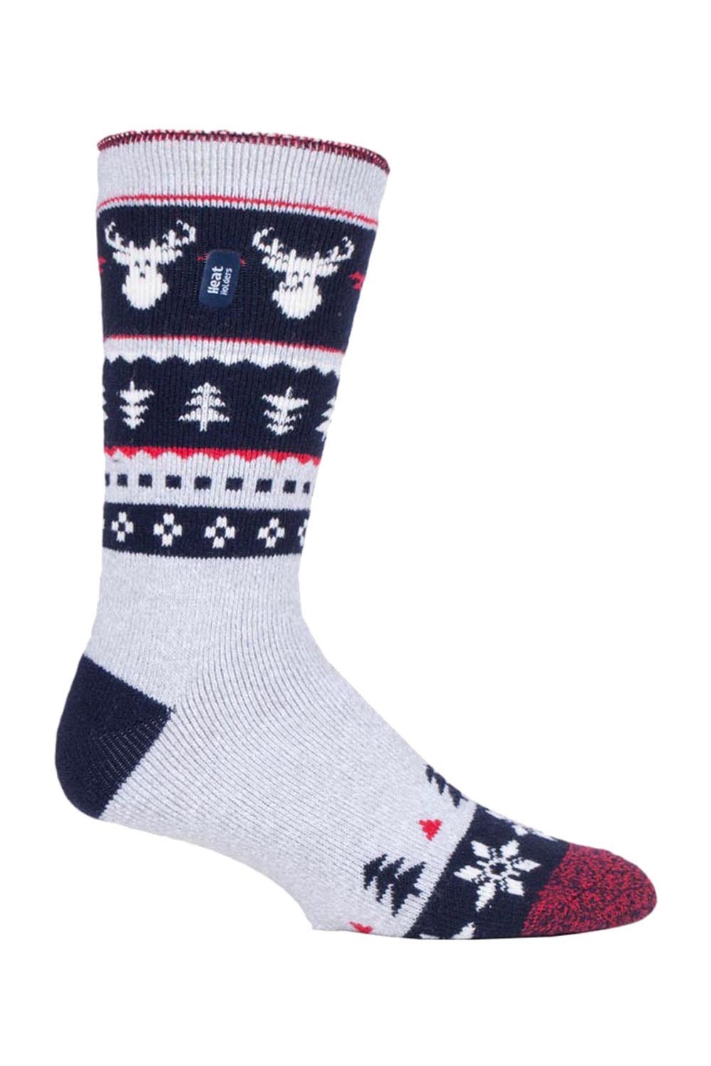 Mens Lite Thermal Christmas Socks