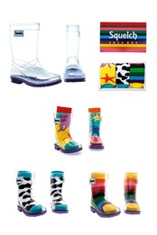 Tot Transparent Welly Boots and Socks Package