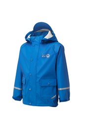 Forest Ranger Kids PU Waterproof Jacket Blue