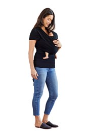 Bump & Beyond Baby Carrier T-Shirt Wrap Black