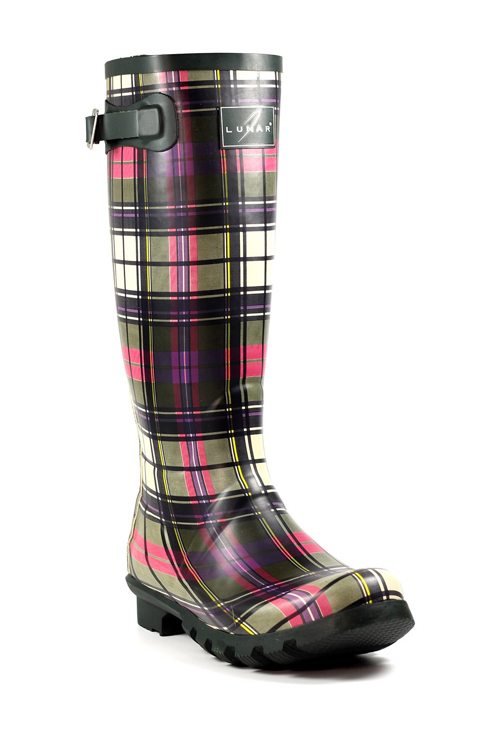 Tartan Womens Wellington Boots -