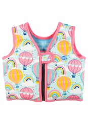 Go Splash Kids Swim Vest Over the Rainbow