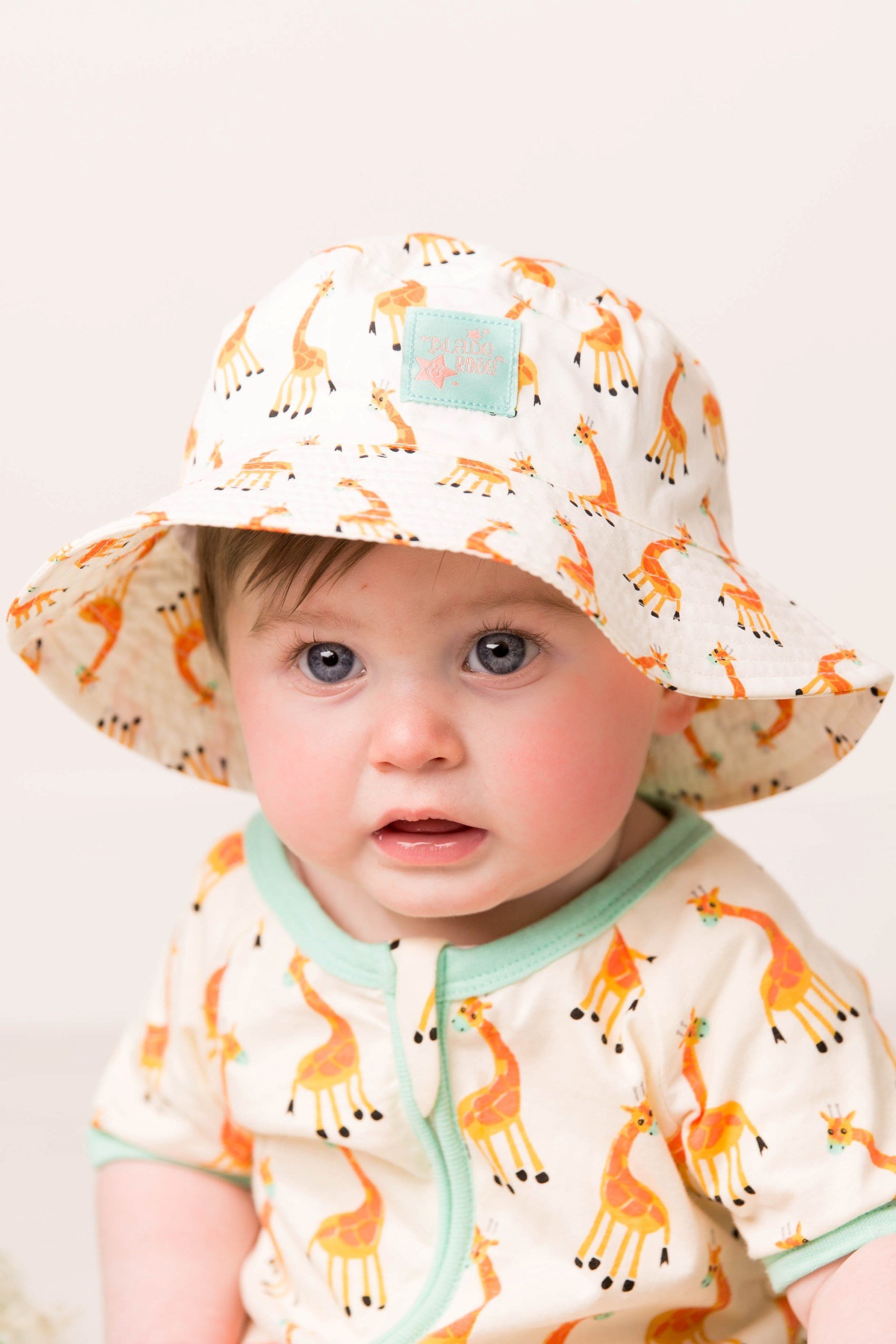 Allie The Giraffe Baby/Toddler UPF 50+ Summer Hat -
