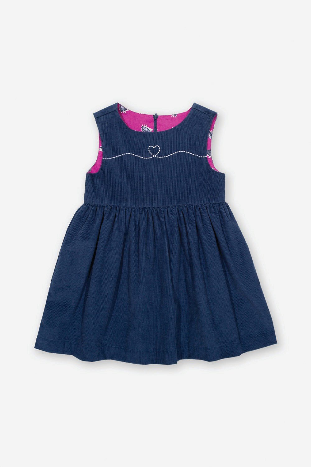 Hedgehog Heart Baby/Kids Reversible Dress -