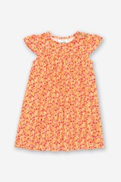 Petal Perfume Baby/Kids A-Line Dress Orange