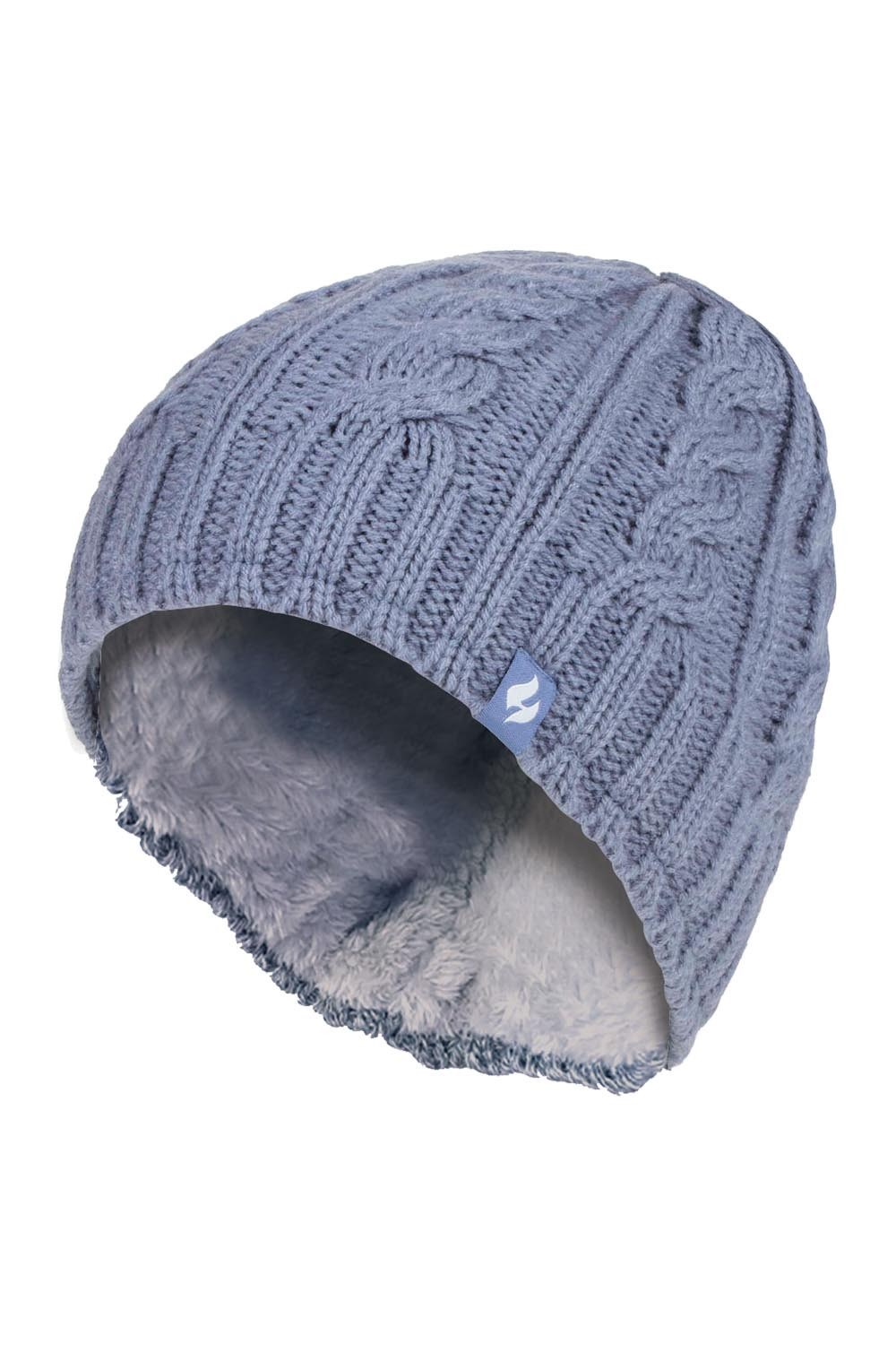 Womens Thermal Cable Knit Winter Hat