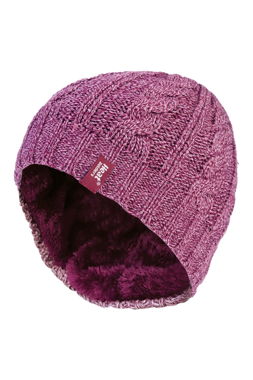 Womens Thermal Cable Knit Winter Hat
