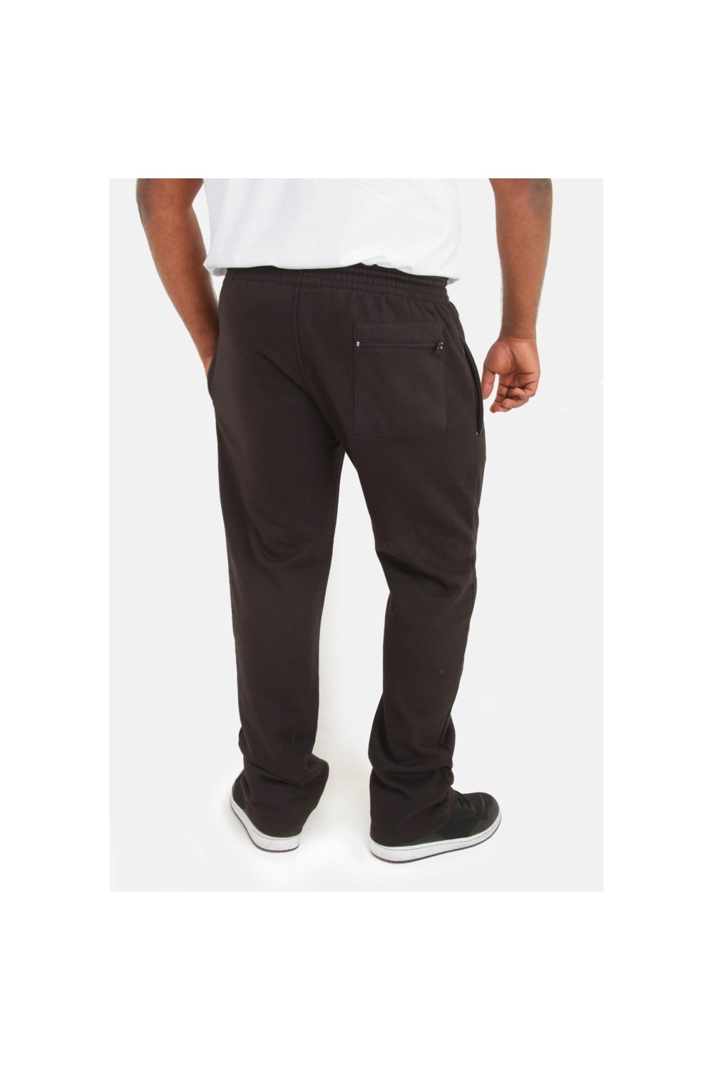 Mens open hem hot sale jogging bottoms