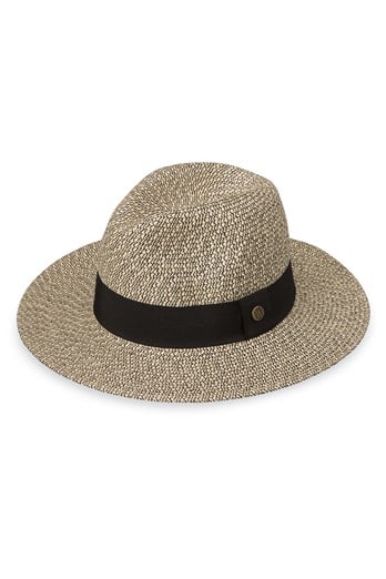 Josie Womens UPF50+ Fedora Hat Mixed Black