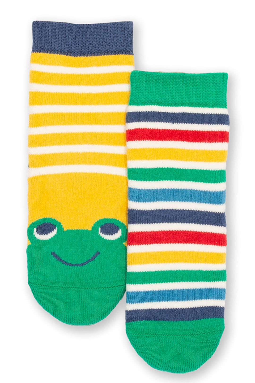 Frog Face Baby/Kids Organic Cotton Grippy Socks -