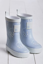 Kids Colour Changing Winter Wellies Baby Blue