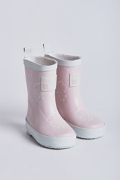 Kids Colour Changing Winter Wellies Baby Pink