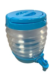 Collapsible 5.5L Water Dispenser Keg Blue/Clear