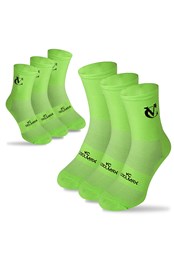 Coolmax Breathable Socks 3-Pack YELLOW