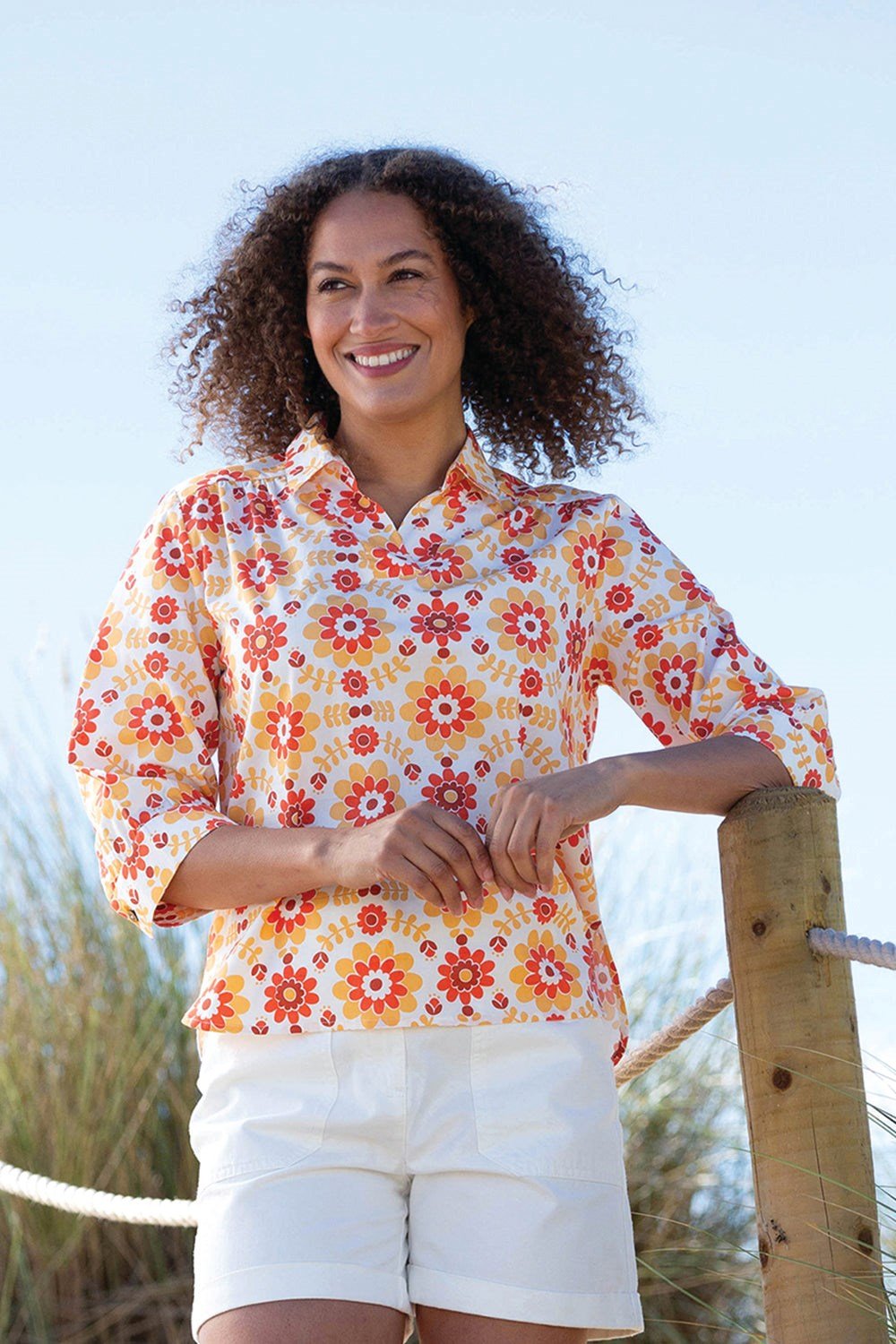 Ashmore Womens Organic Cotton Poplin Shirt -