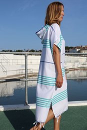 Sail Womens Changing Robe Sea Green/Blue