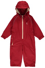Toddler Waterproof Shell All in One Suits Fiesta Red