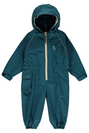 Toddler Waterproof Shell All in One Suits Peacock Green