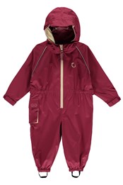 Toddler Waterproof Shell All in One Suits Raspberry