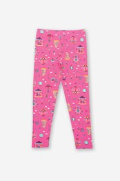 Fun Fair Baby/Kids Organic Cotton Leggings Pink