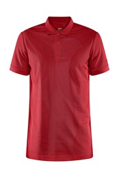 Core Unify Mens Functional Polo Shirt Bright Red