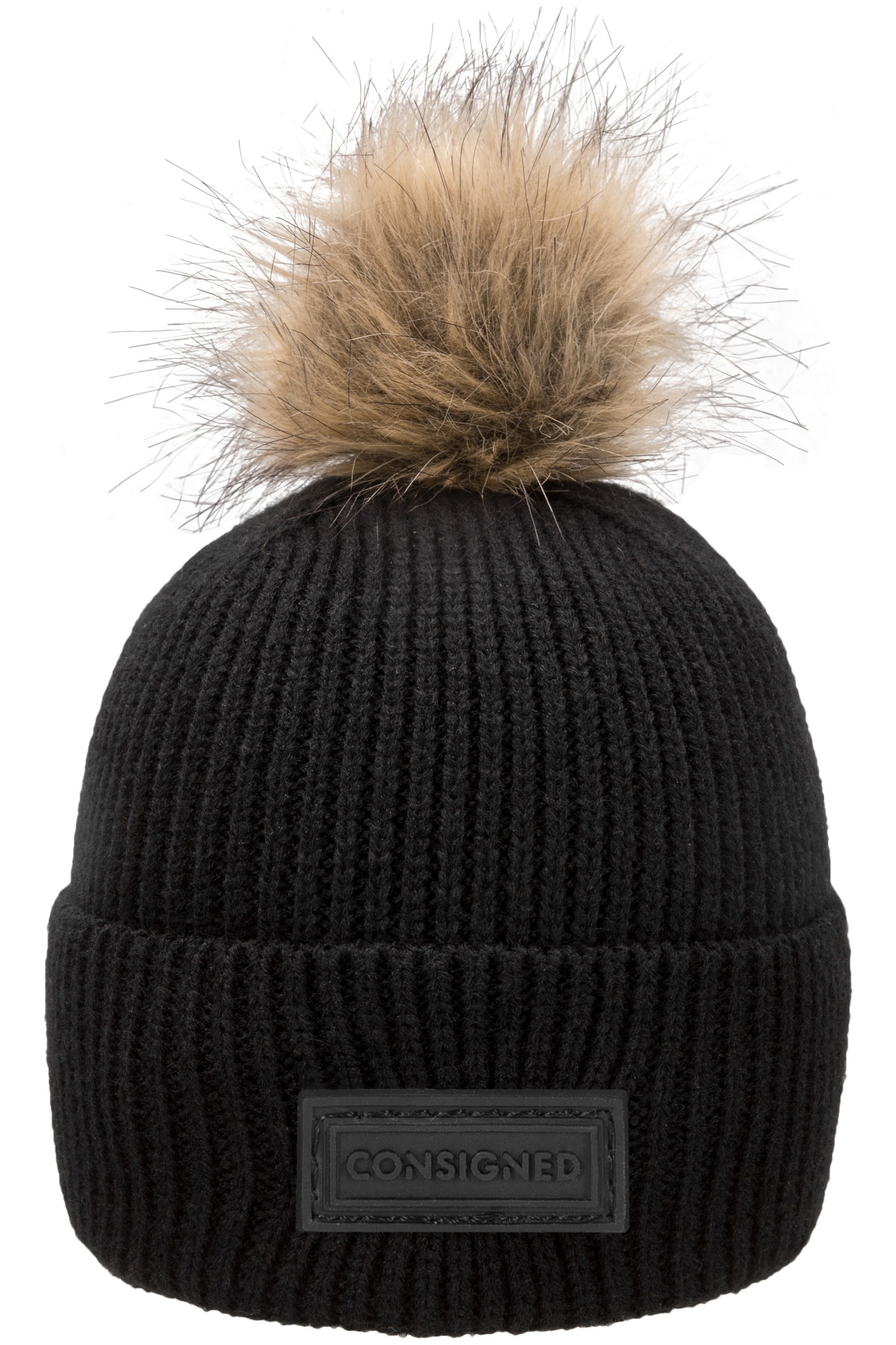 Womens Knitted Bobble Hat -