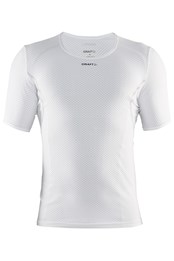 Cool Mesh Mens Superlight Baselayer T-Shirt White