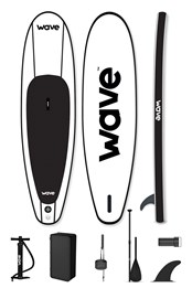 Classic Inflatable Paddleboard Package White and Black
